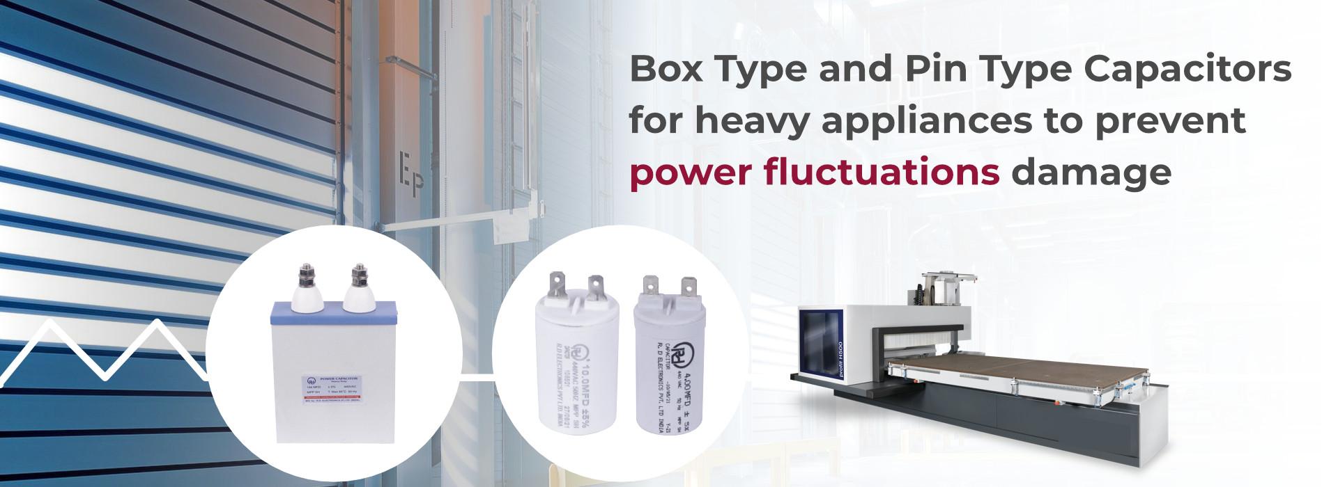 Box Pin Type Capacitor